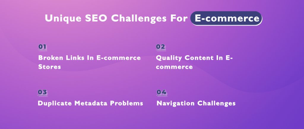 e-commerce seo challenges